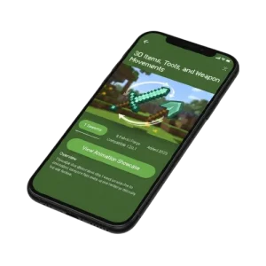 Actions and Stuff APK v1.10 Bedrock Edition for Android 6 3D Tools item